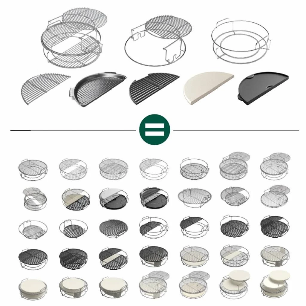 Big Green Egg 5-delige EGGspander Kit 3 Big Green Egg 5-delige EGGspander Kit - Afbeelding 3