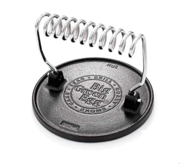 Big Green Egg Cast Iron Grill Press 1 Big Green Egg Cast Iron Grill Press