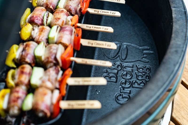 Big Green Egg Cast Iron Saté Grill 2 Big Green Egg Cast Iron Saté Grill - Afbeelding 2