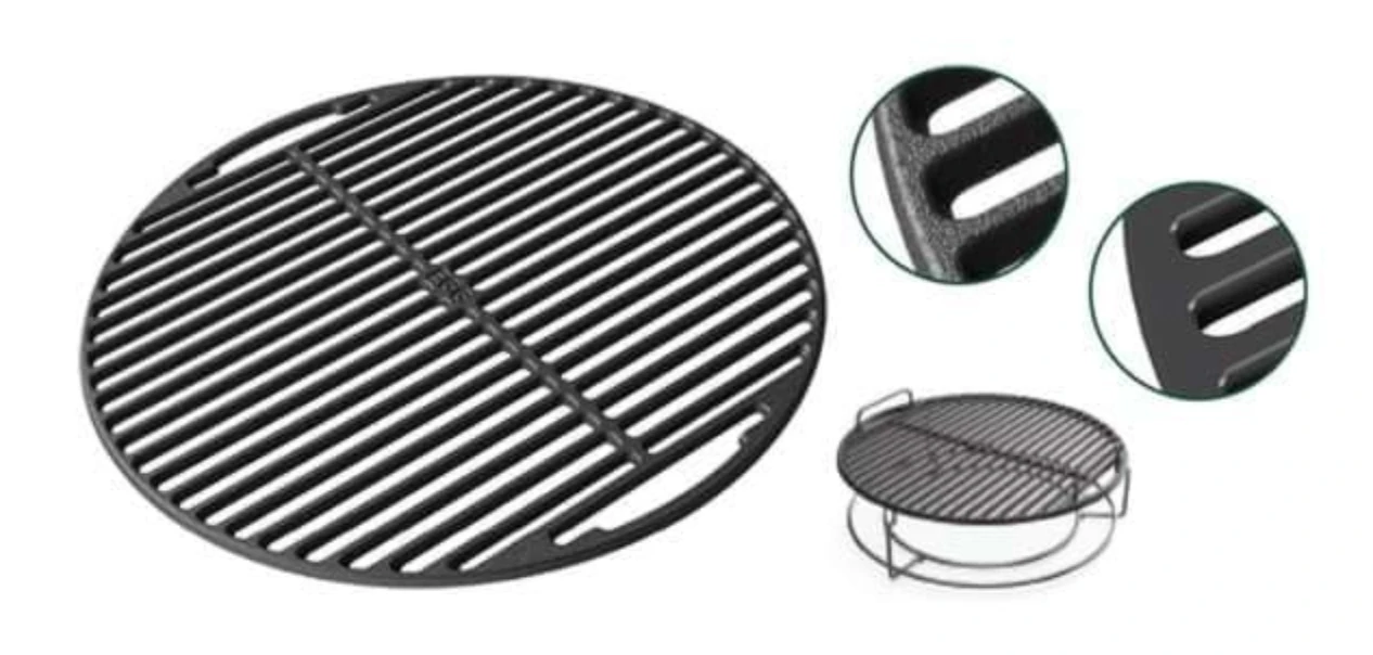 Big Green Egg Gietijzeren Grillrooster 1 Big Green Egg Gietijzeren Grillrooster