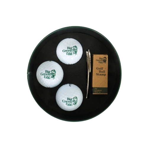 Big Green Egg Golf Giftbox (pitchfork, Bal Marker, Stempel En 3 Golfballen) 1 Big Green Egg Golf Giftbox (pitchfork, Bal Marker, Stempel En 3 Golfballen)