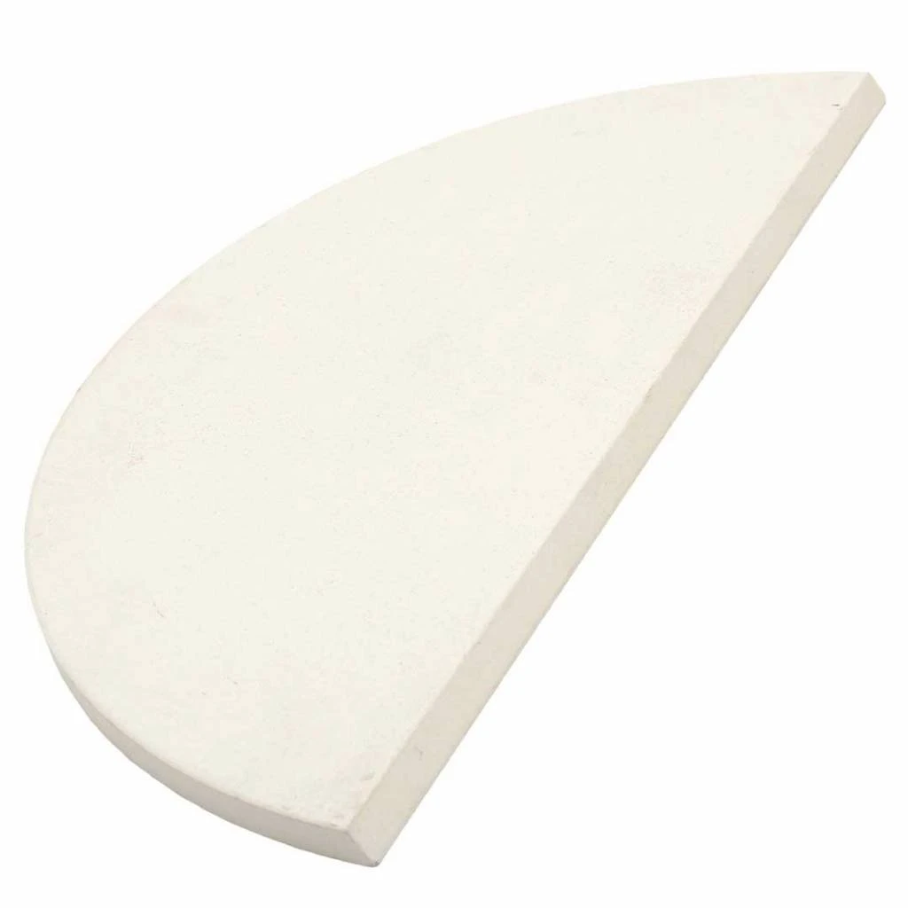 Big Green Egg Half Moon Conveggtor Stone Baking Stone 1 Big Green Egg Half Moon Conveggtor Stone Baking Stone