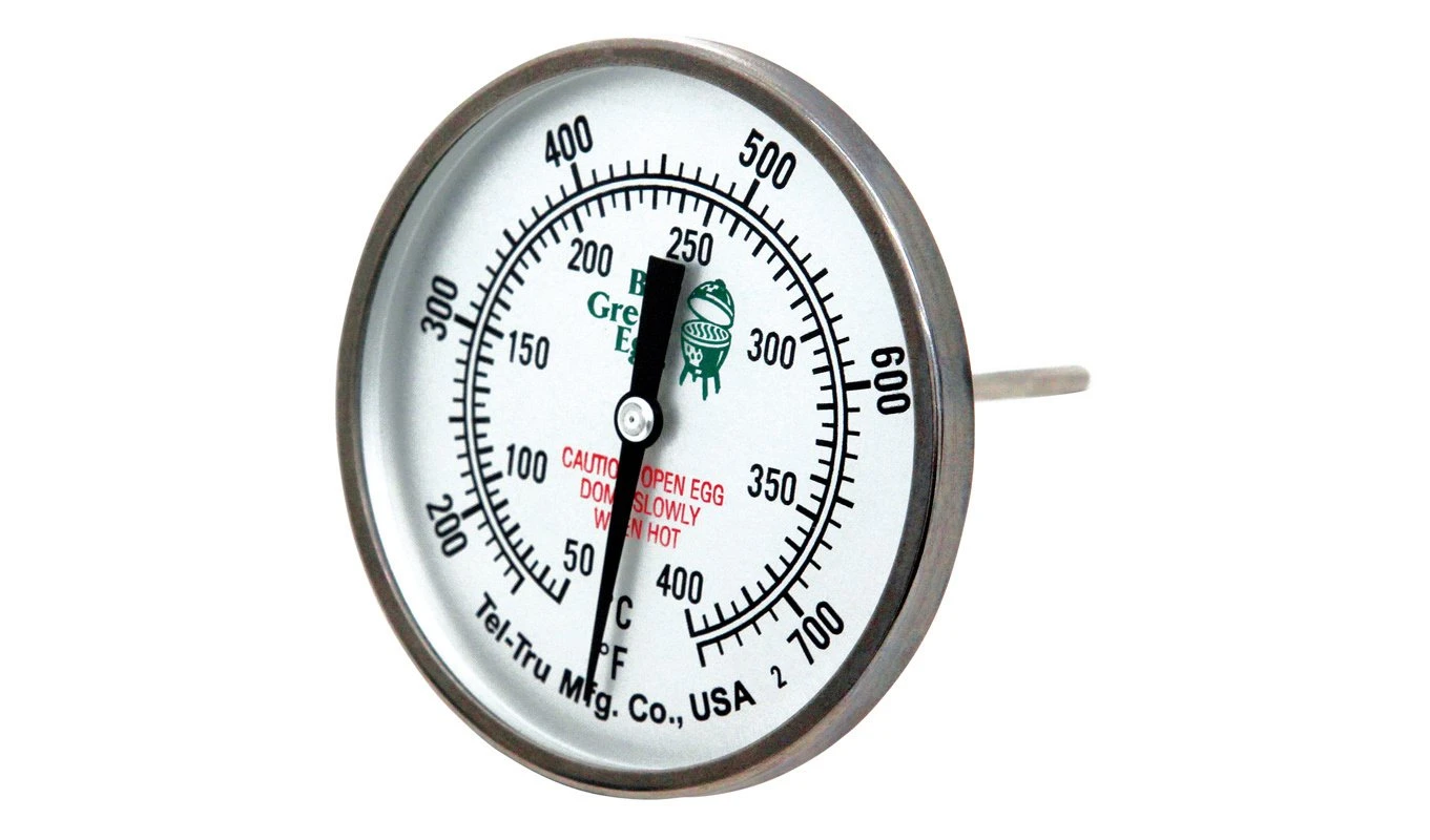 Big Green Egg Thermometer Dome Deksel 1 Big Green Egg Thermometer Dome Deksel