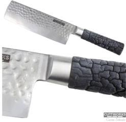 Cuttworxs Flamewood Nakiri Mes -Keuken Grill cuttworxs flamewood nakiri mes 2