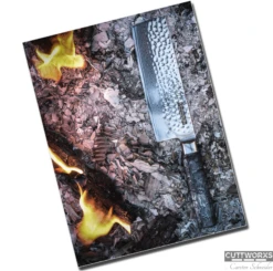 Cuttworxs Flamewood Nakiri Mes -Keuken Grill cuttworxs flamewood nakiri mes 4