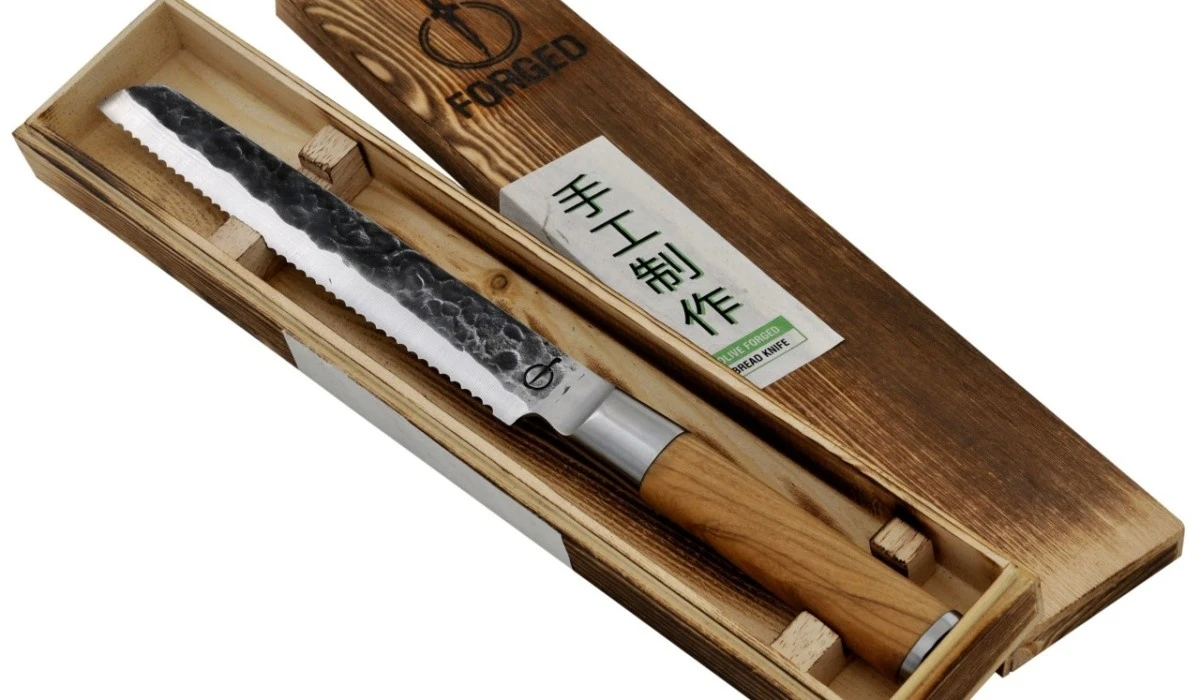 Forged Olive Broodmes 20cm 2 Forged Olive Broodmes 20cm - Afbeelding 2