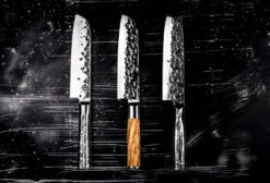 Forged Olive Santokumes 18cm -Keuken Grill forged olive santokumes 18cm 3