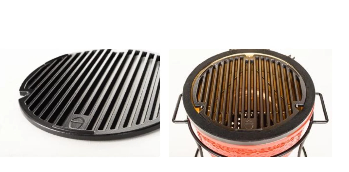 Kamado Joe Gietijzeren Rooster Sear Plate Junior 4 Kamado Joe Gietijzeren Rooster Sear Plate Junior - Afbeelding 4