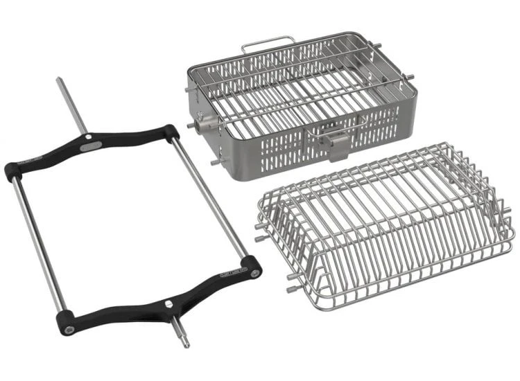 Kamado Joe JoeTisserie Basket Set Spit Mand 2 Kamado Joe JoeTisserie Basket Set Spit Mand - Afbeelding 2