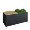 Ofyr Herb Garden Bench Black