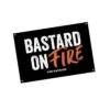 The Bastard Man Cave Plate Bastard On Fire