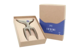 Tridens Brushed Fork In Beechwood Base -Keuken Grill tridens brushed fork in beechwood base