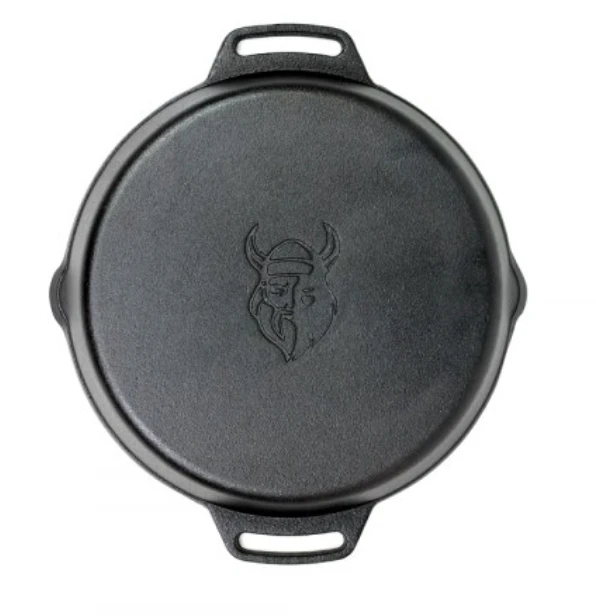 Valhal Valhal Cast Iron Skillet 2 Valhal Valhal Cast Iron Skillet - Afbeelding 2